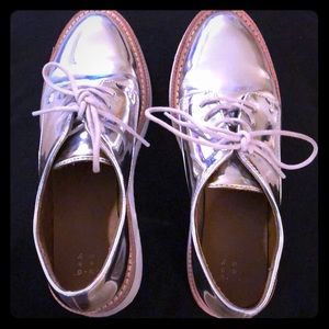 Target (a new day) Silver Platform Shoes